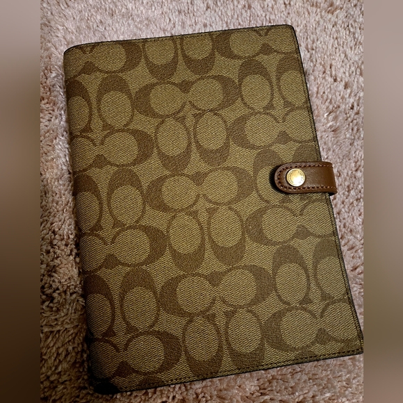 Coach | Office | Nwot Coach Signature Planner | Poshmark